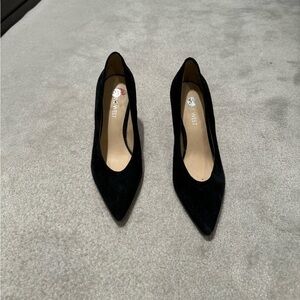 Nine West Black Suede Heels